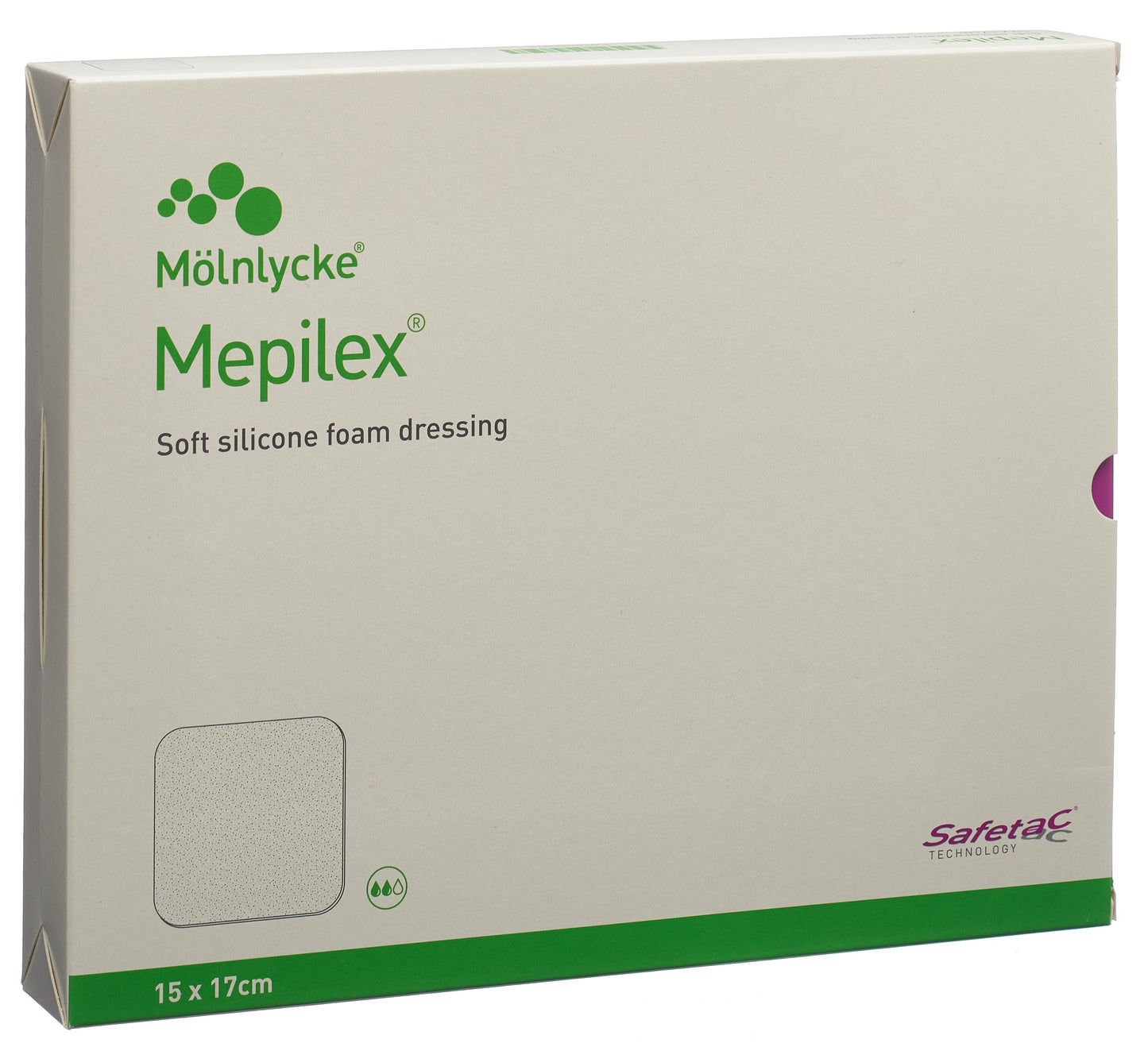 MEPILEX Schaumverband Safetac 15x17cm Si neu