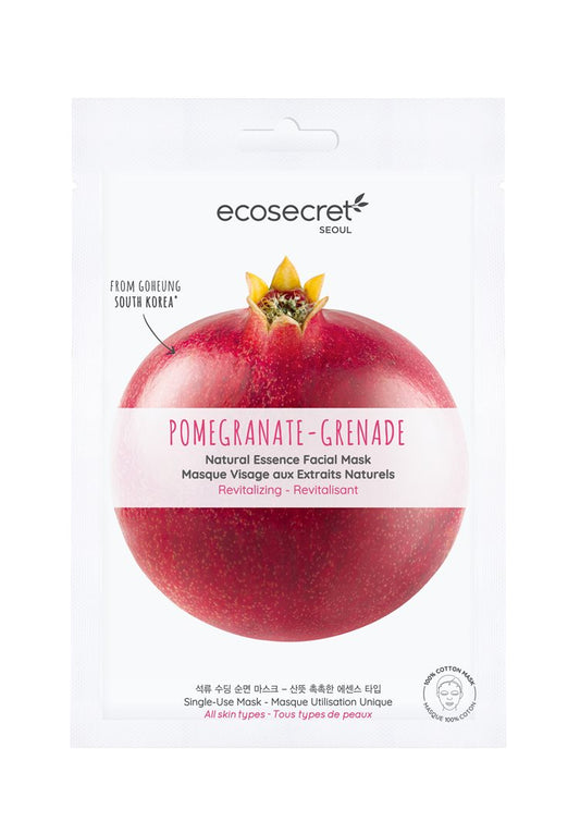 ECOSECRET Gesichtsmaske revitali Granatapfel