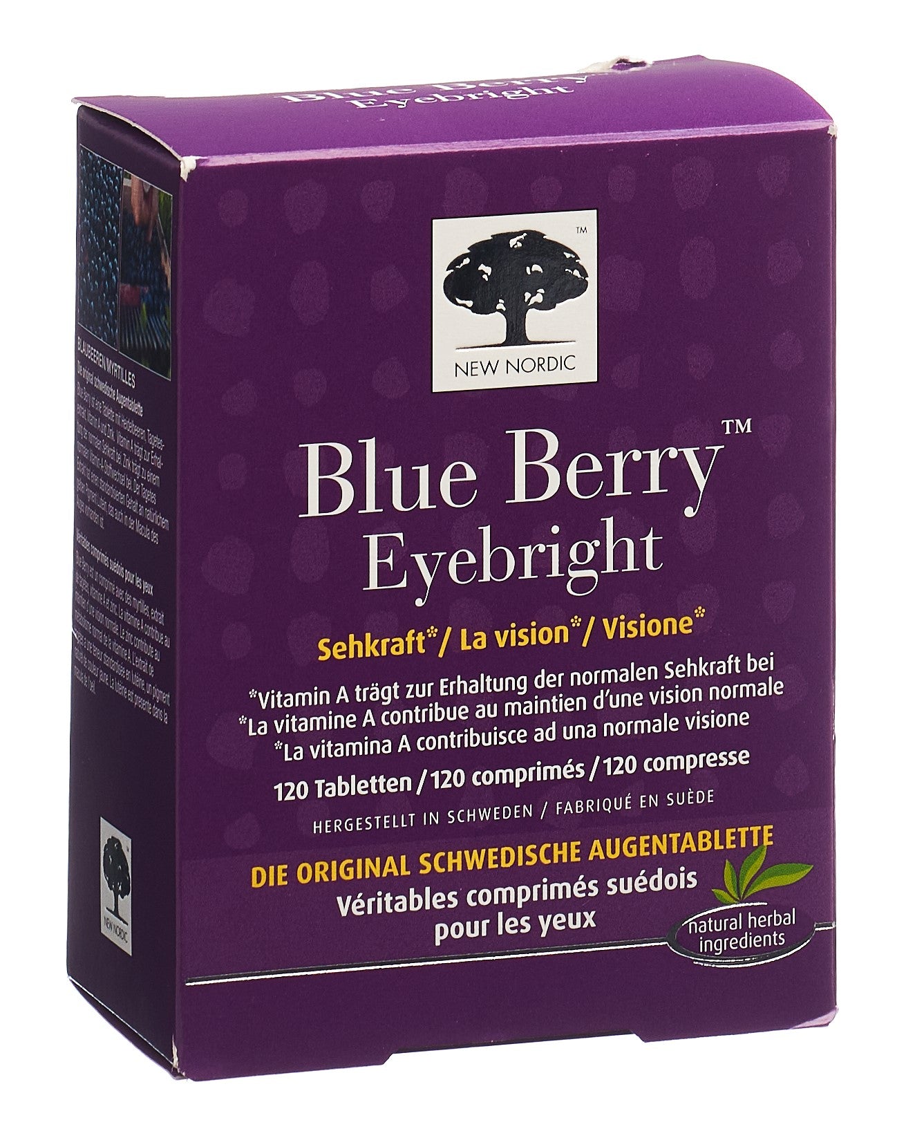 NEW NORDIC Blue Berry Eyebright Tabl
