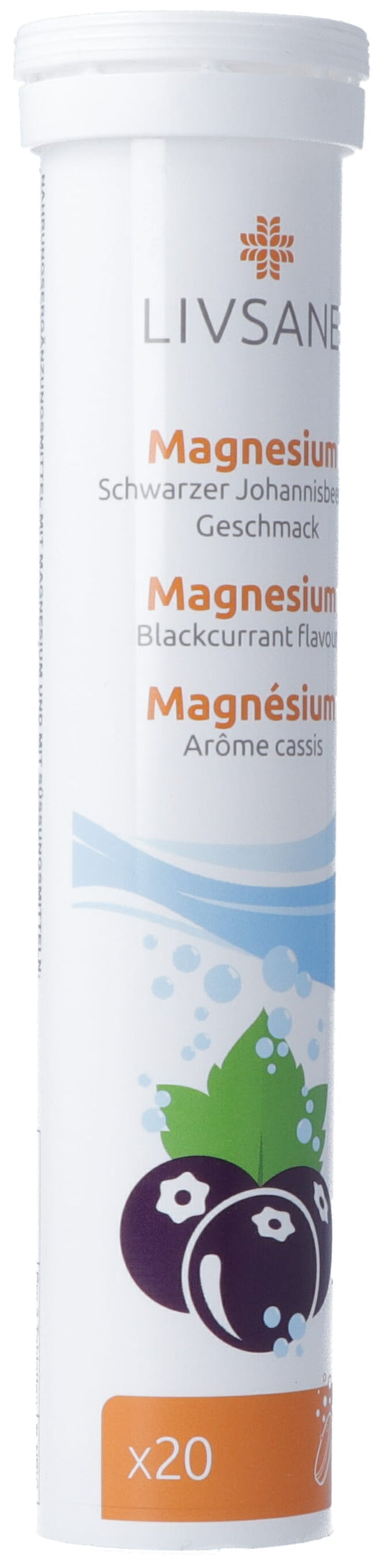 LIVSANE Magnesium Schwarzer Johannisbeeren