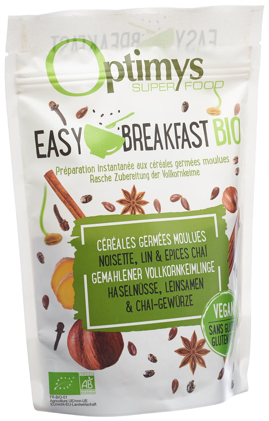 OPTIMYS Easy Breakfast Haseln Leins Chai Bio