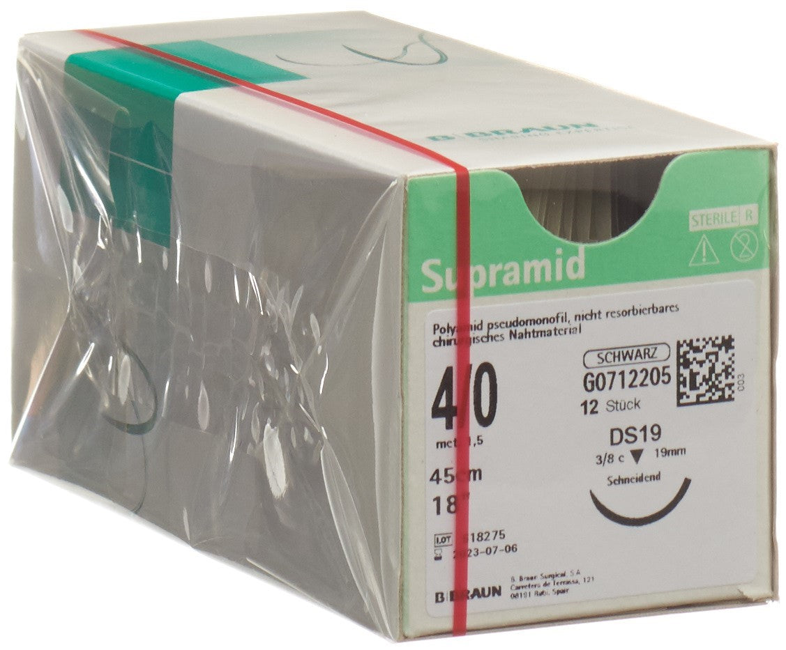 SUPRAMID 45cm DS 19 4-0 schwarz