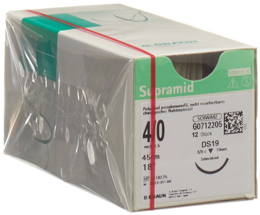 SUPRAMID 45cm DS 19 4-0 schwarz