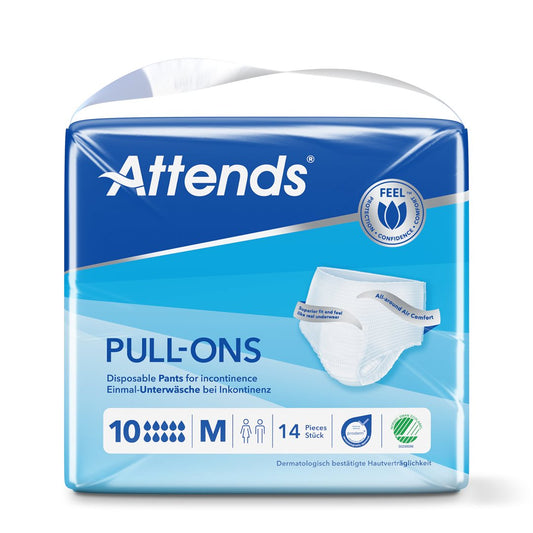 ATTENDS Pull Ons 10 Pant M