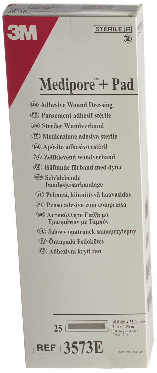 3M MEDIPORE+PAD 10x35cm Wundkissen 5x30cm