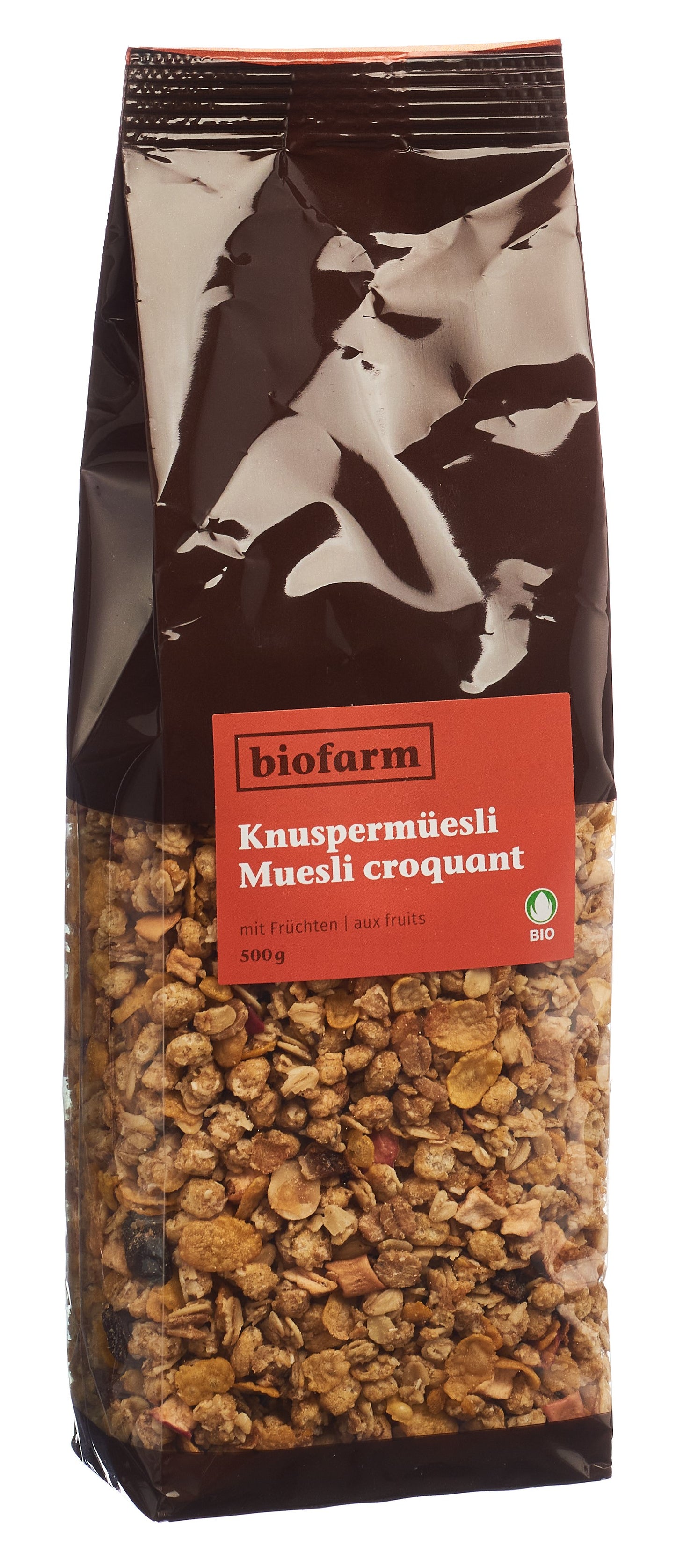 BIOFARM Früchte Knusper Müesli Knospe
