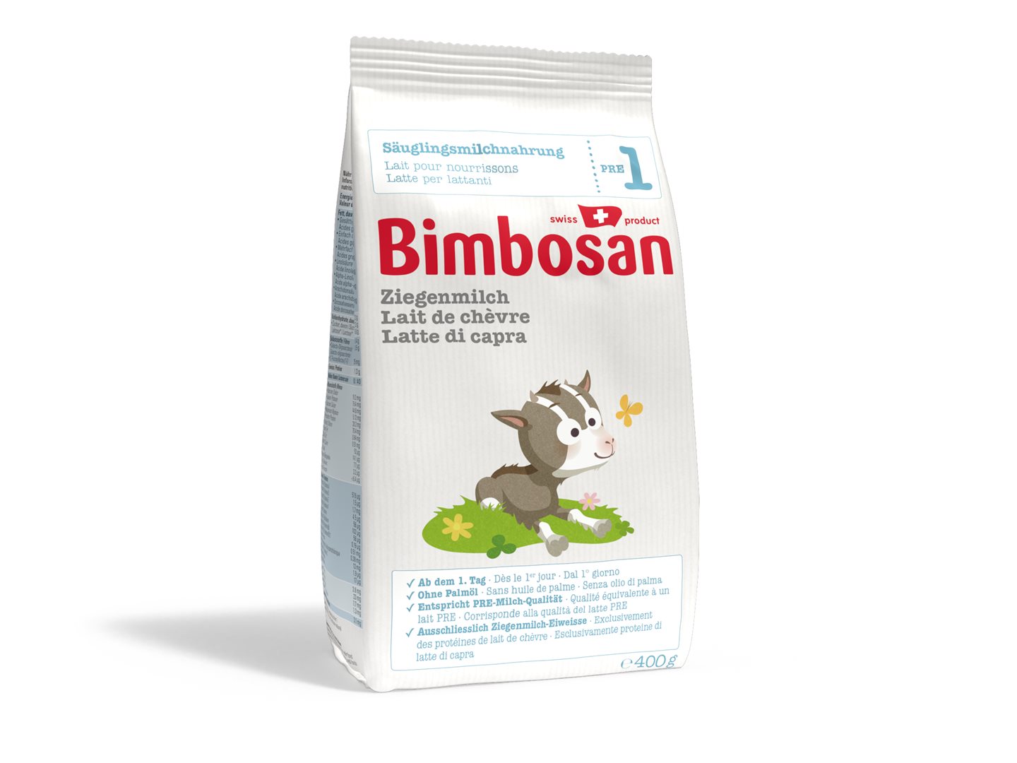 BIMBOSAN Ziegenmilch 1 Säugling refill