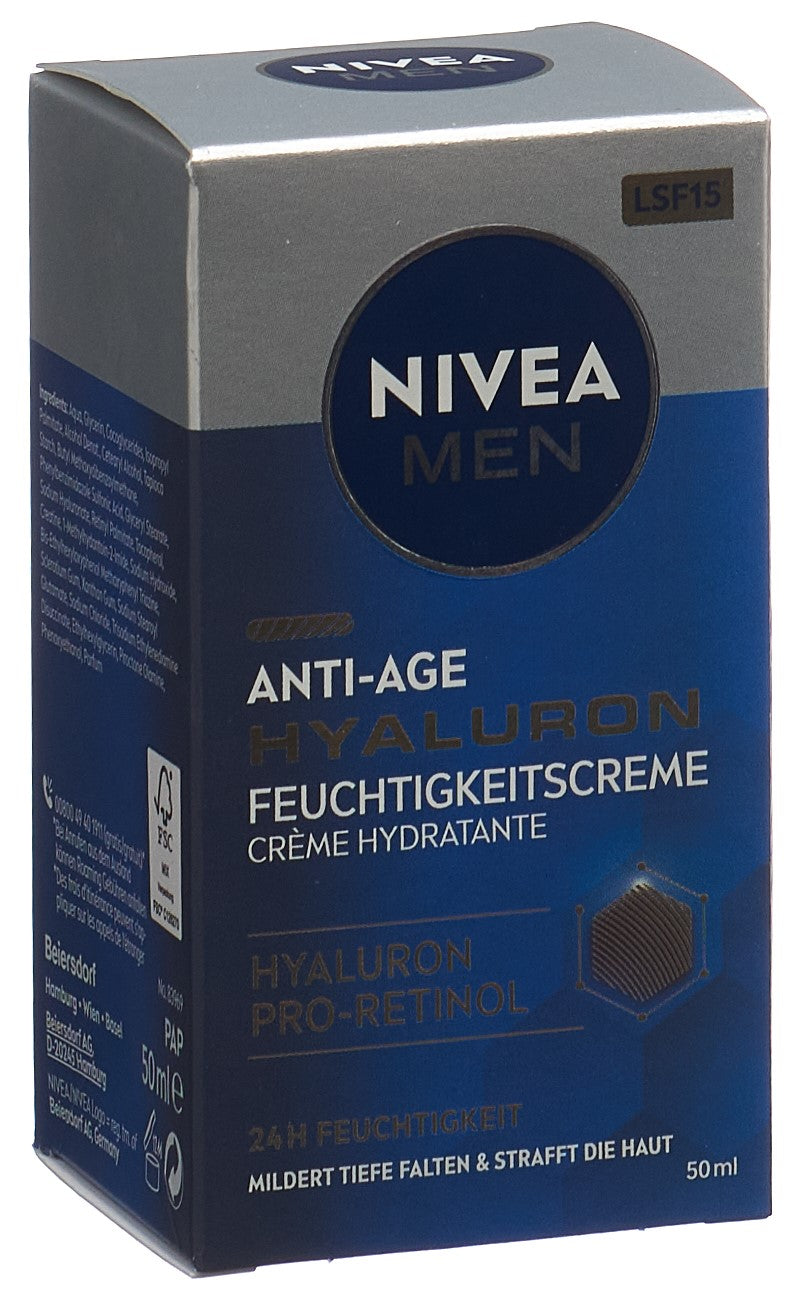 NIVEA Men Feuchtigkeitscreme AA Hyaluron (n)