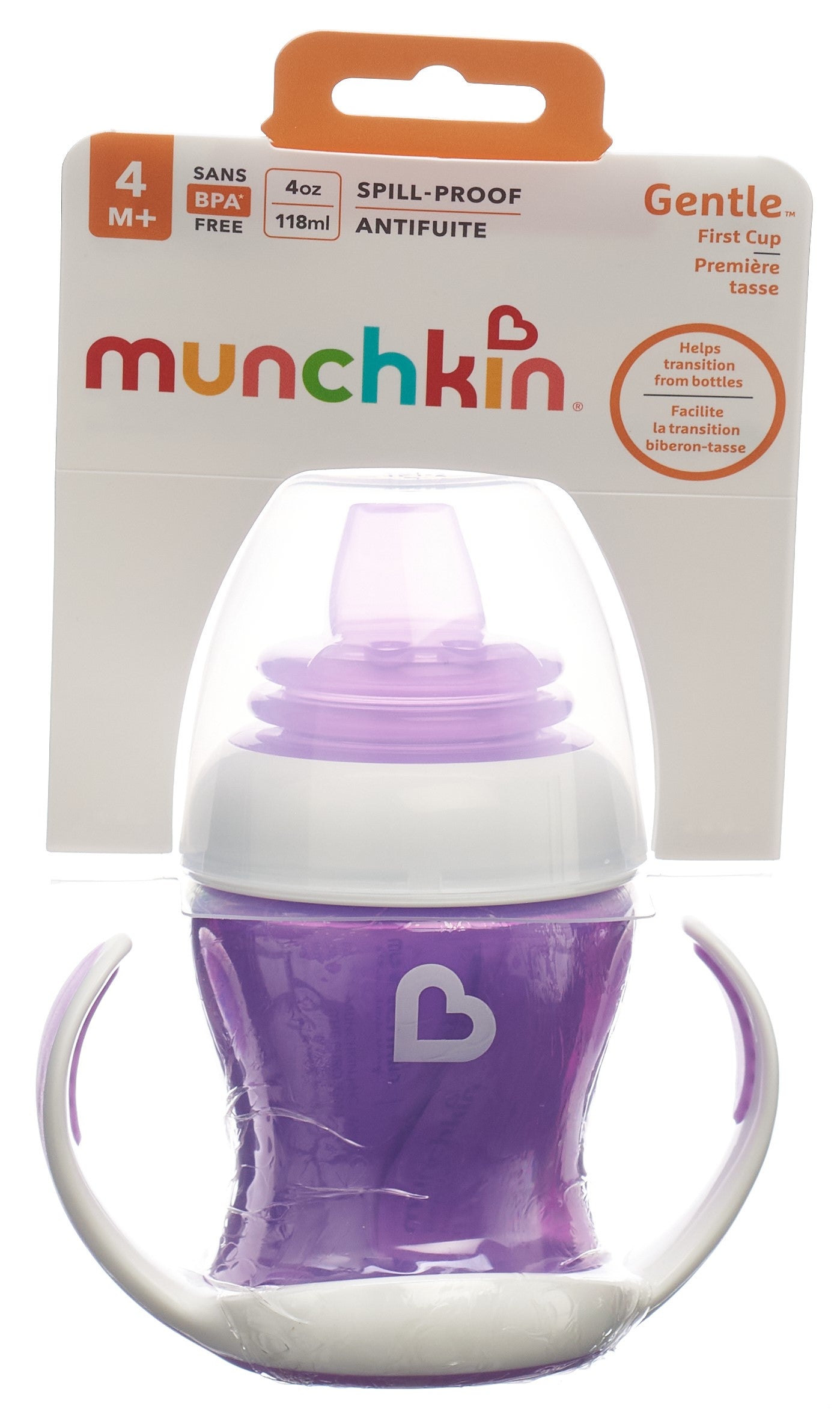 MUNCHKIN 1st Tasse Gentle 118ml Tropf Stop 4M+