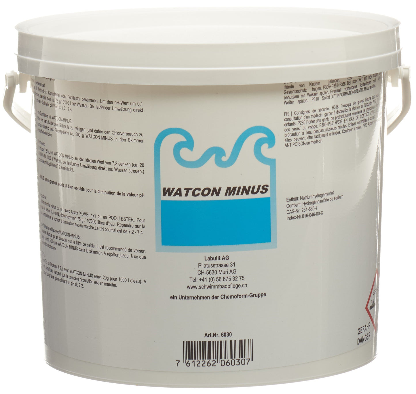WATCON MINUS Säure Granulat