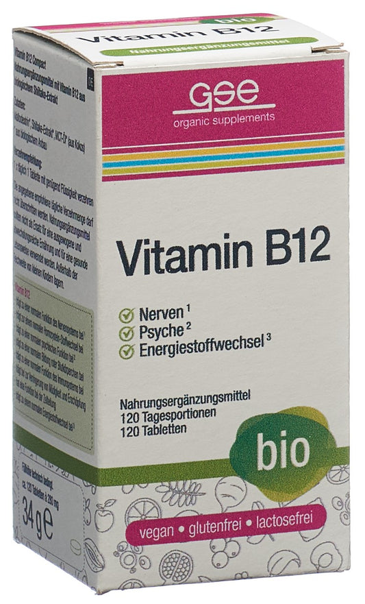 GSE Vitamin B12 Compact Tabl Bio