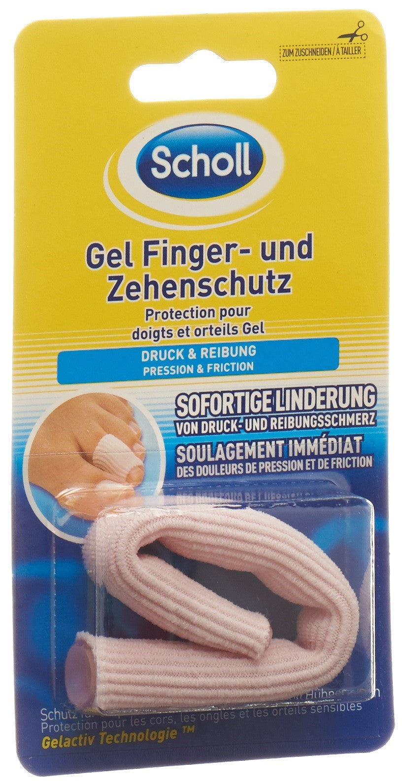 SCHOLL GEL Finger Zehenschutz zuschneidbar