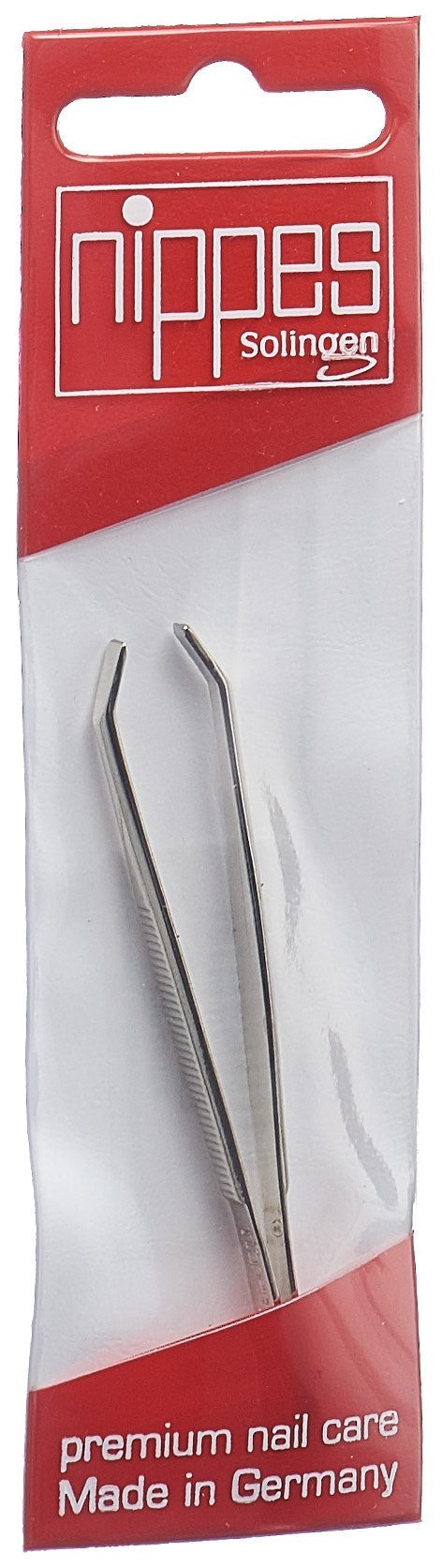 NIPPES Pinzette 8cm gebogen vernickelt