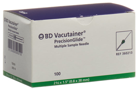 VACUTAINER Kanüle 21G 0.8x38mm grün