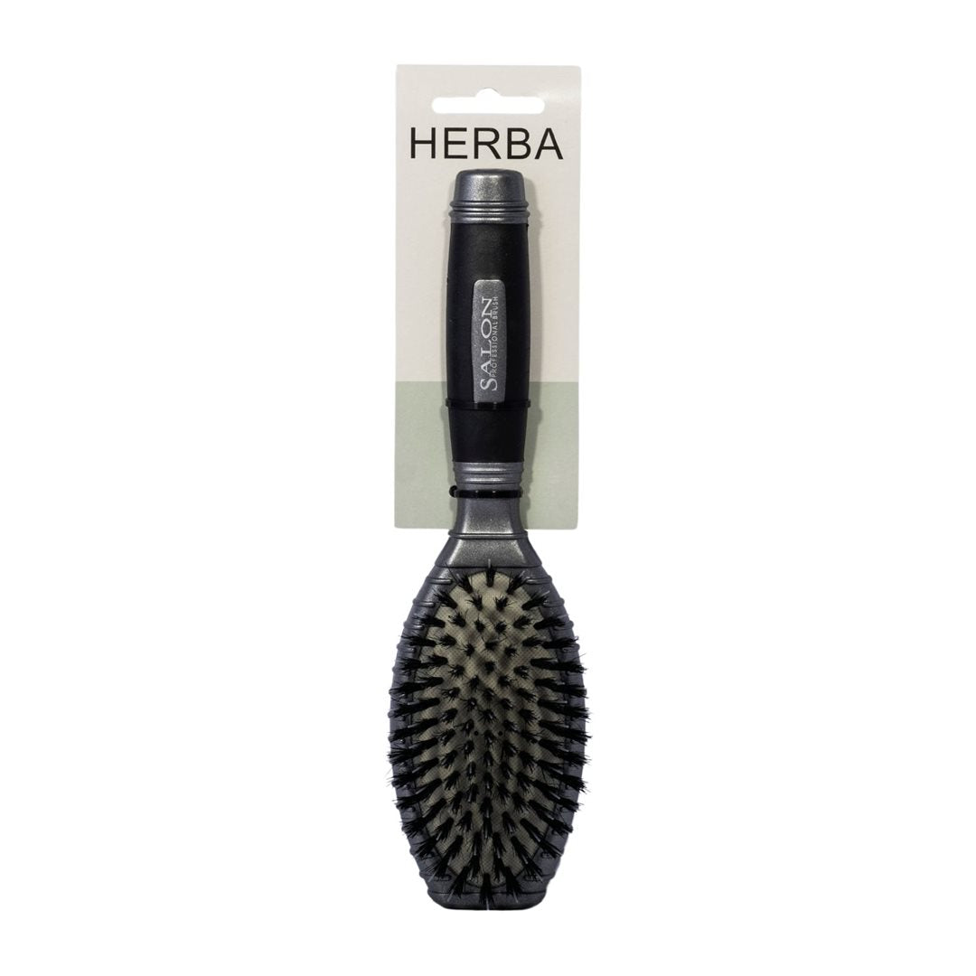 HERBA Gummikopfbürste mit Naturborsten