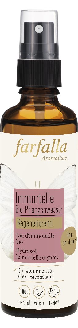 FARFALLA Bio-Pflanzenwasser Immortelle