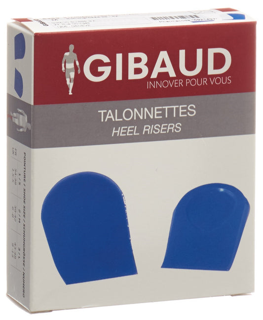 GIBAUD Ferseneinlagen Gr2 39-42 Silikon bl