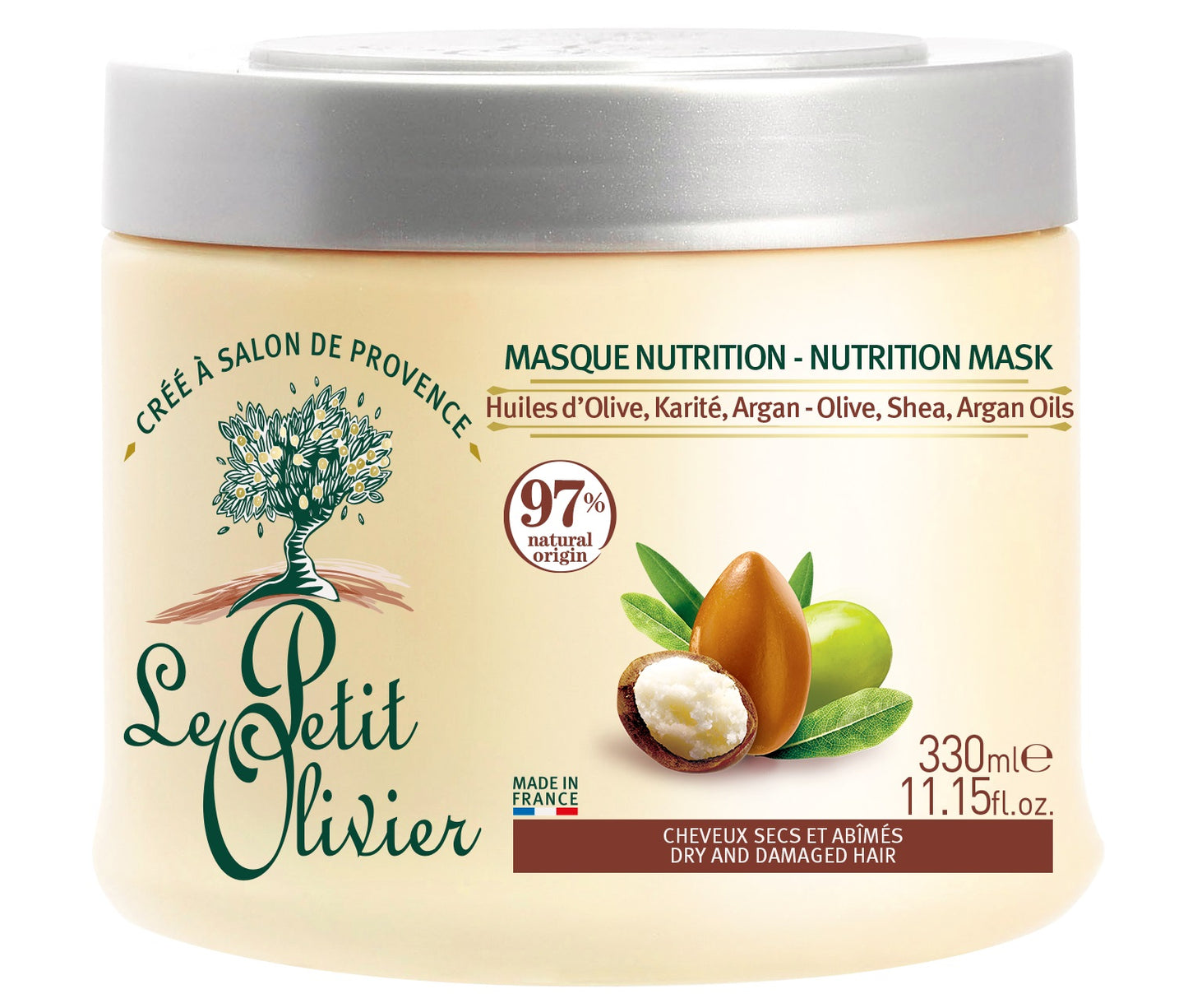 LE PETIT OLIVIER Haarmaske trockene Haare