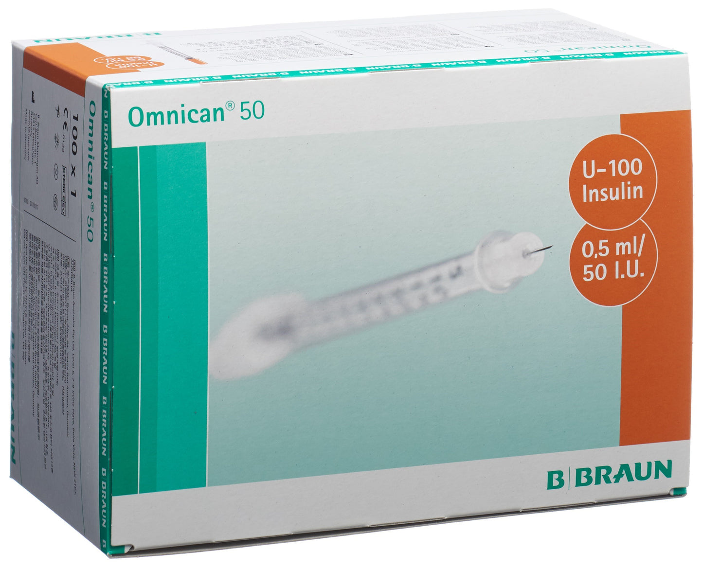 OMNICAN Insulin 50 0.5ml 0.3x8mm G30 einz