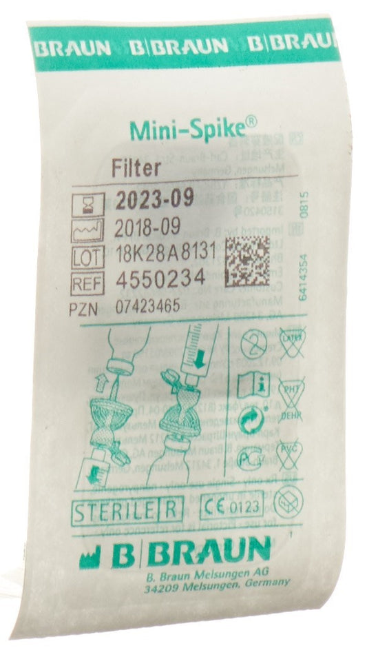 MINI SPIKE PLUS Entnahmekanüle Mehrfach m 2 Filter