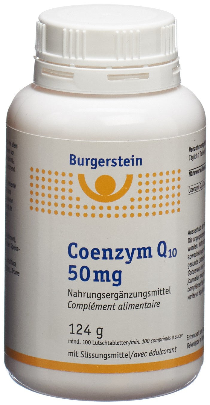 BURGERSTEIN Coenzym Q10 Lutschtabl 50 mg