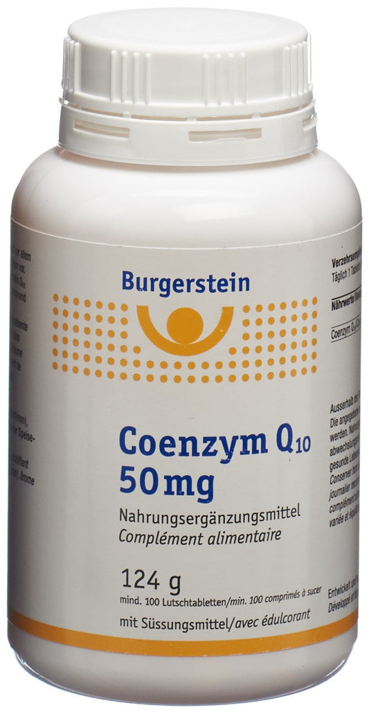 BURGERSTEIN Coenzym Q10 Lutschtabl 50 mg