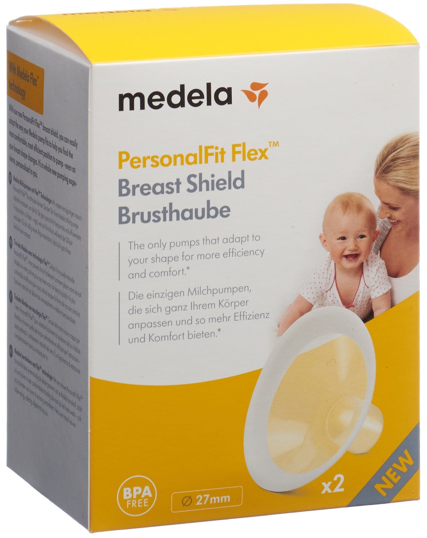 MEDELA PersonalFit Flex Brusthauben L 27mm