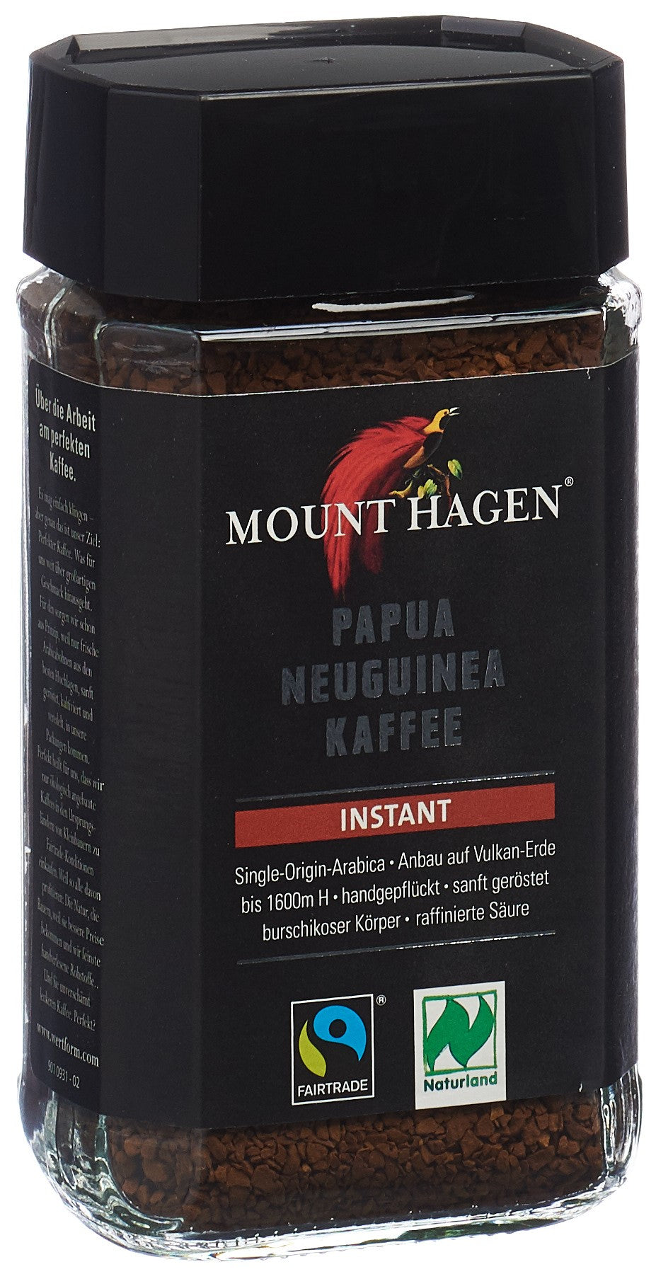 MOUNT HAGEN Kaffee instantané Bio Fairtrade