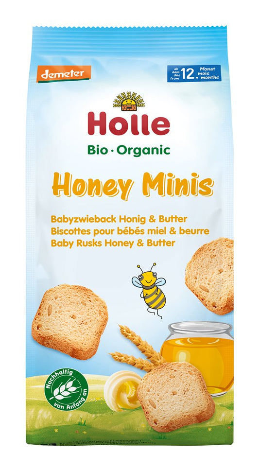 HOLLE Honey Minis Bio-Babyzwieback