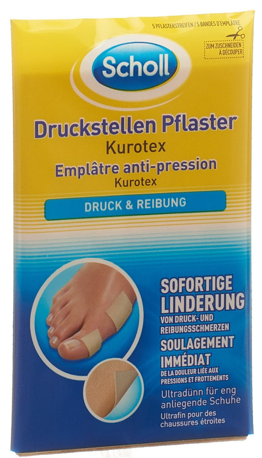 SCHOLL KUROTEX Druckstellenpflaster 75x100mm