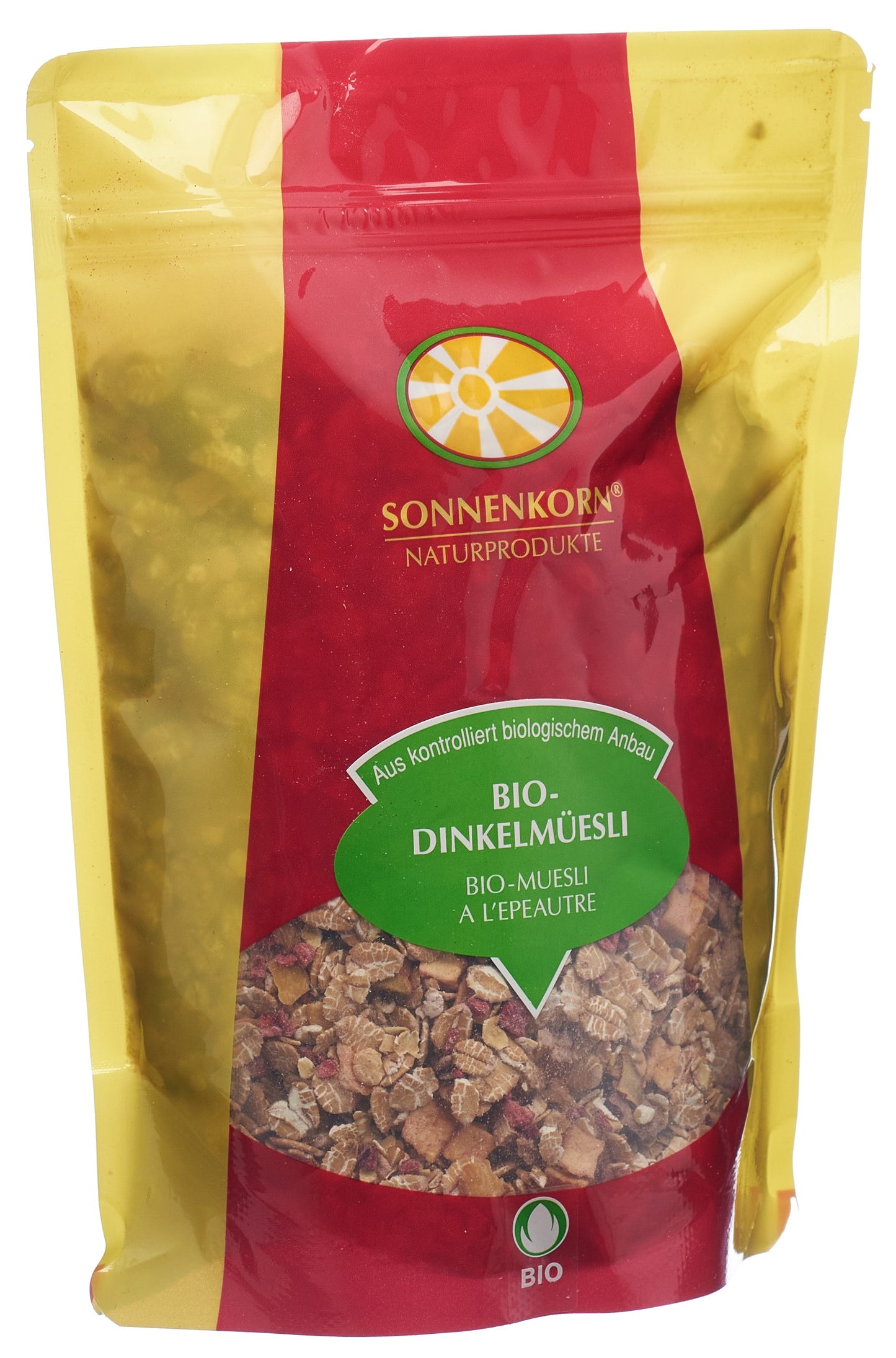 SONNENKORN Dinkelmüesli Bio Knospe