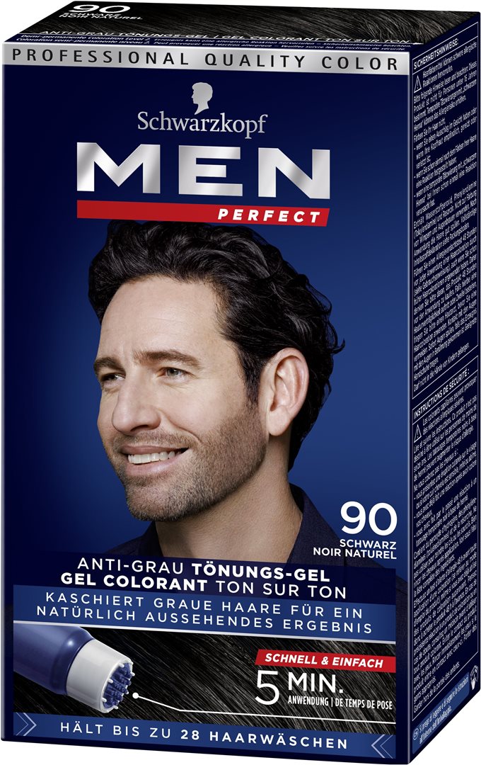 MEN PERFECT Tönung 90 Natur Schwarz