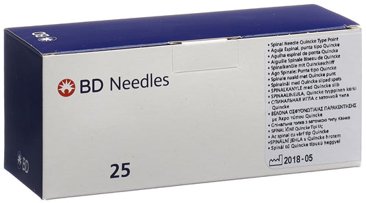 BD YALE SPINAL Nadeln 20G 0.9x89mm gelb