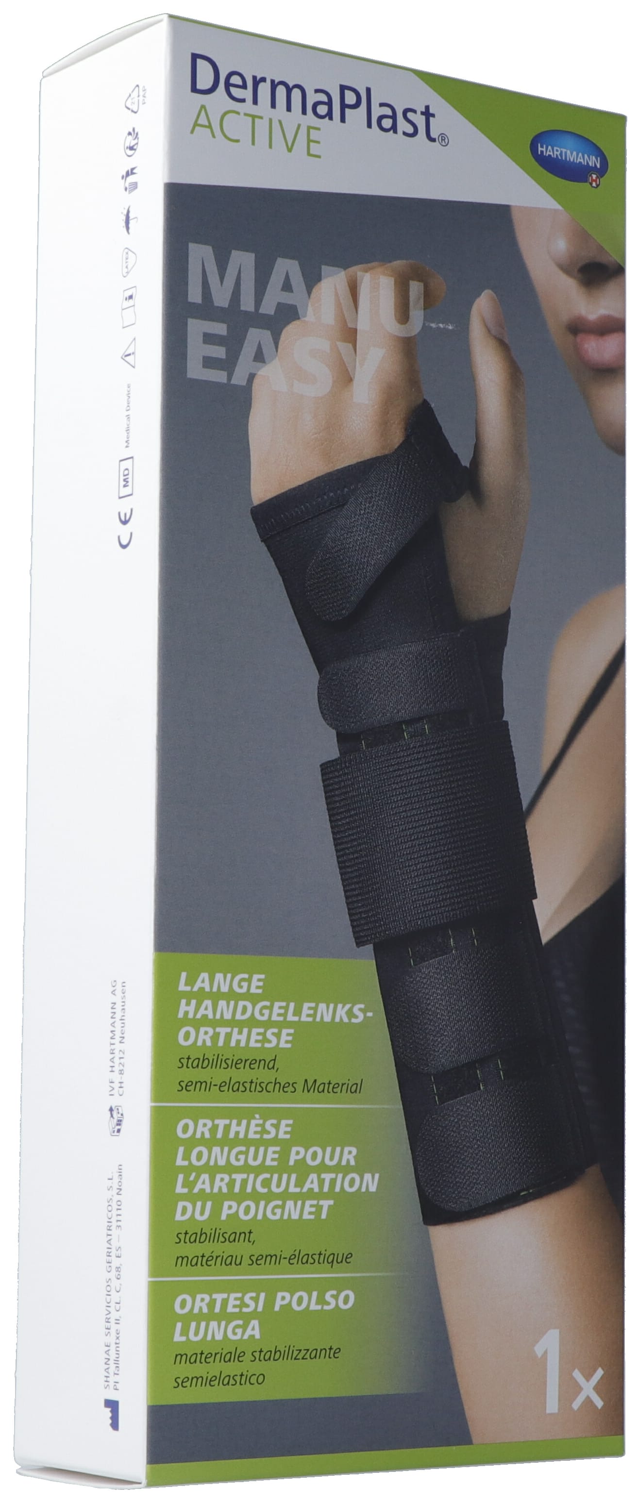 DERMAPLAST Active Manu Easy 2 long left