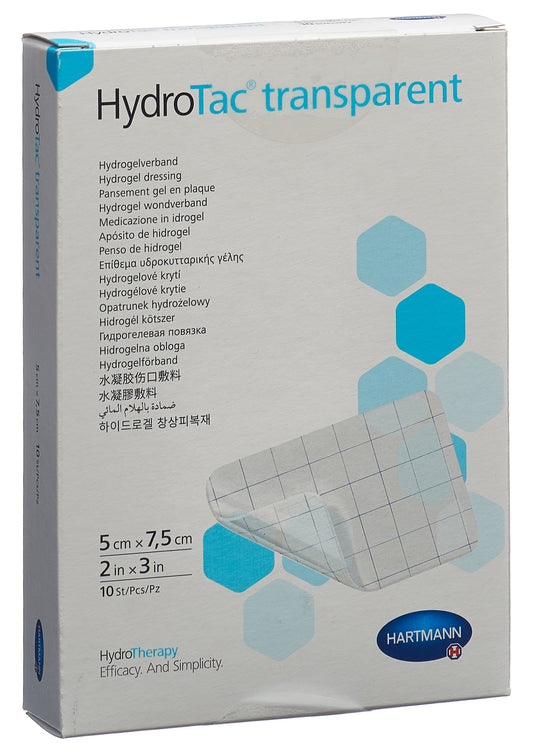HYDROTAC Transparent 5x7.5cm steril
