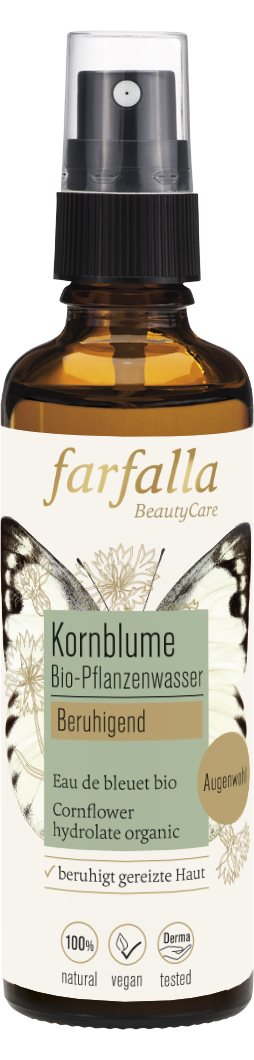 FARFALLA Bio-Pflanzenwasser Kornblume