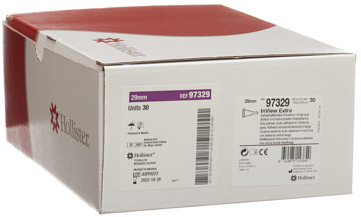 HOLLISTER InView Kondom Urinal 29mm Extra