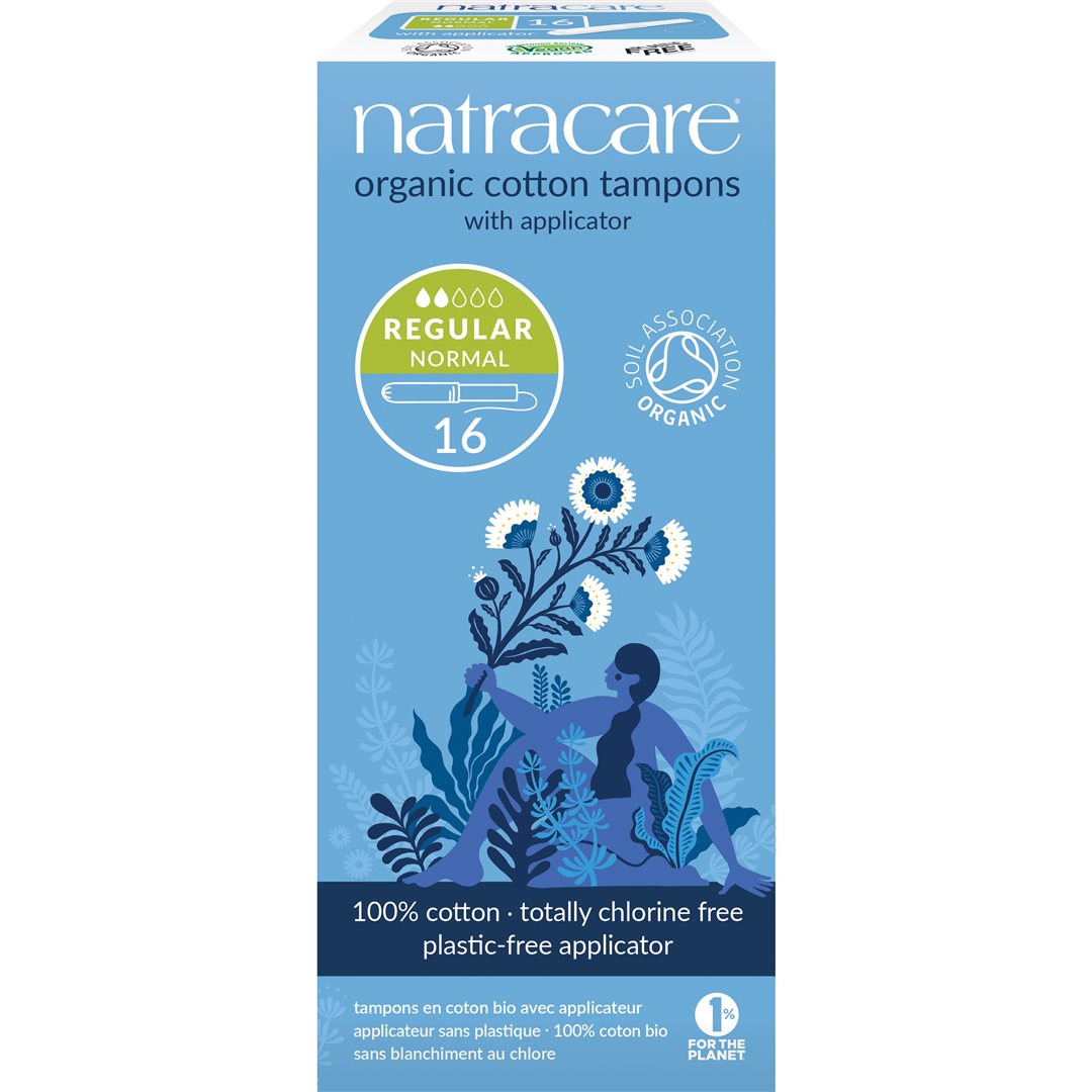 NATRACARE Tampons mit Applikator regular