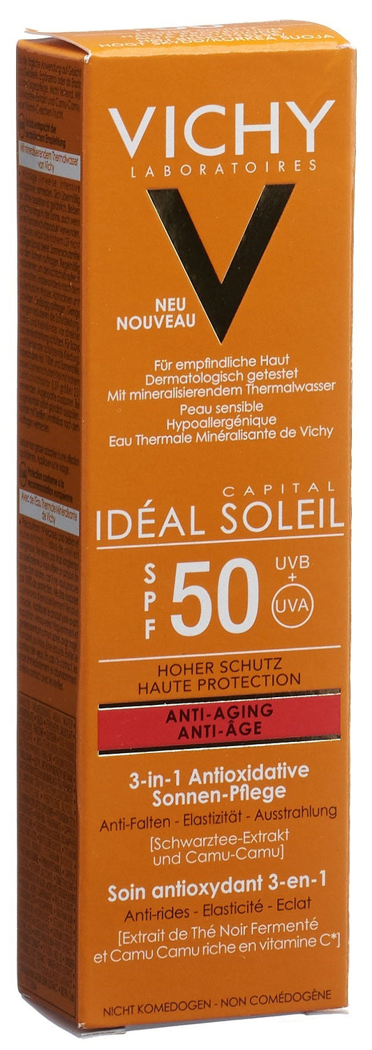 VICHY Ideal Soleil Anti-Age Creme LSF50+