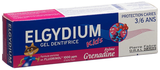 ELGYDIUM Kids rote Beeren 3-6 J Zahnpasta