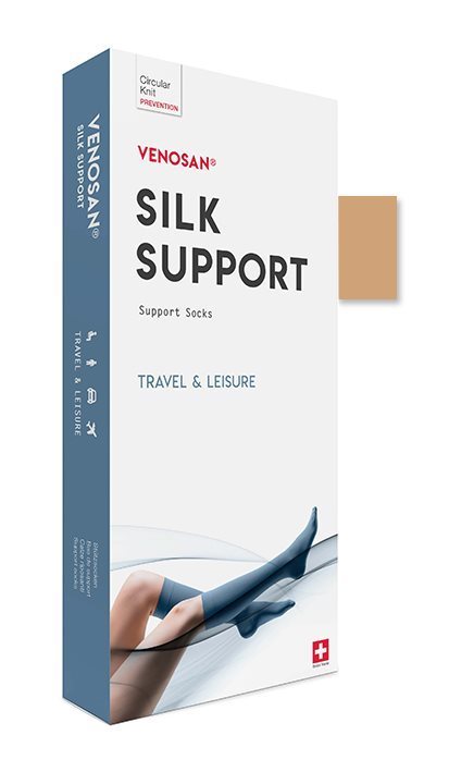 VENOSAN SILK A-D Support Socks S beige