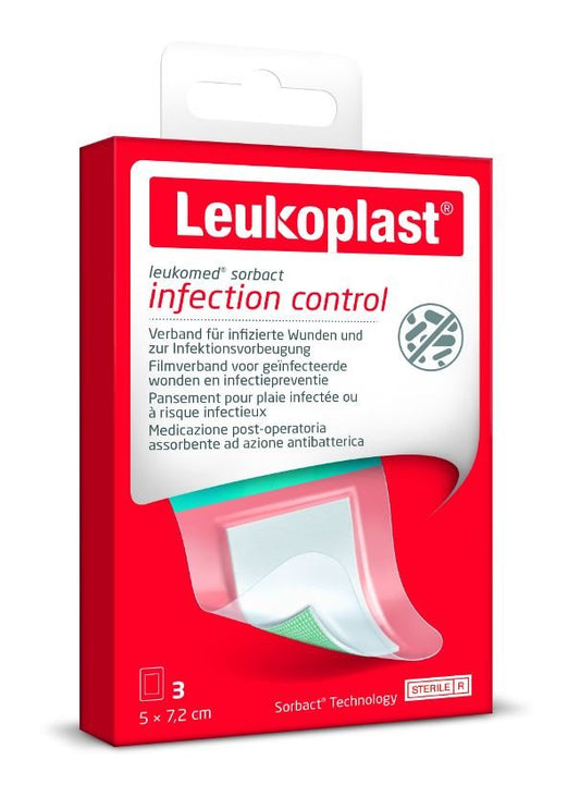 LEUKOPLAST Leukomed Sorbact 7.2x5cm st