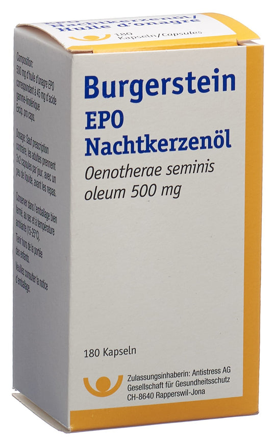 BURGERSTEIN EPO Weichkaps 500 mg