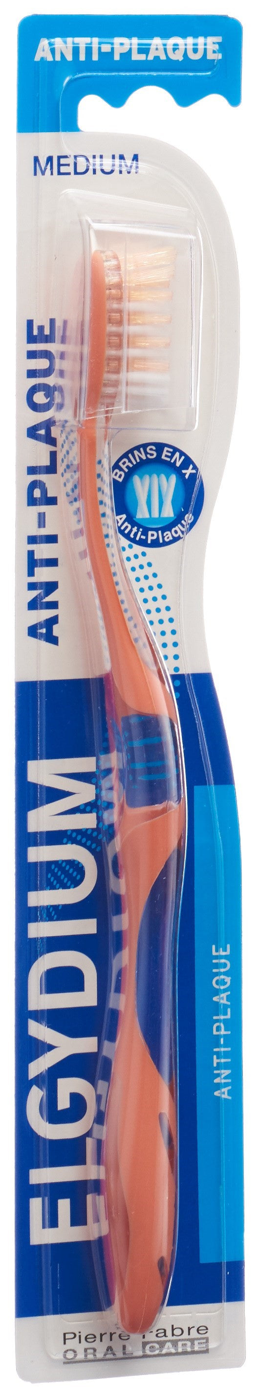 ELGYDIUM Anti-Plaque Zahnbürste medium