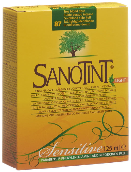 SANOTINT Sensitive Haarfarbe 87 goldblo sehr hell