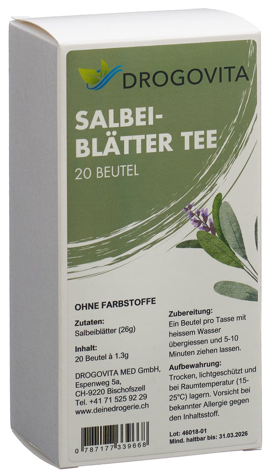 DROGOVITA Salbei Tee