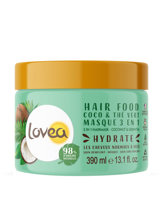 LOVEA Hair Food Maske 3in1 Grüntee Kokos