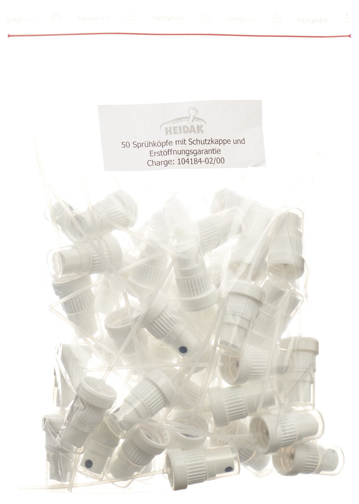 HEIDAK Sprühköpfe Schutzkappe Erstöffnung