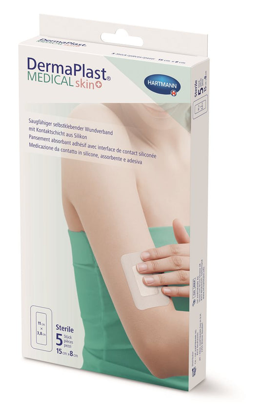 DERMAPLAST Medical skin+ 15x8cm