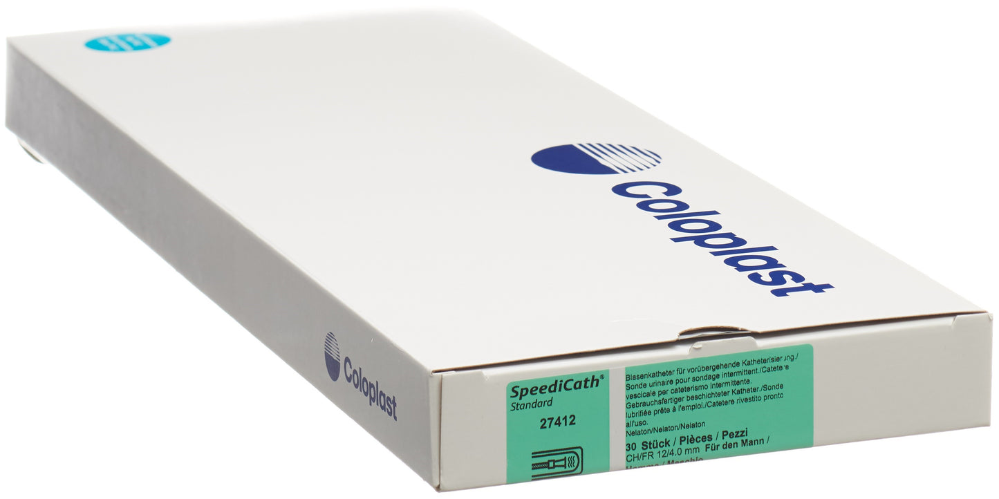 SPEEDICATH 1x Katheter CH12 40cm Mann Nelat